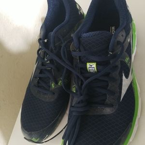 Pony Athletic Sneakers Men's Color:Gree/White/Blue Size:11.5